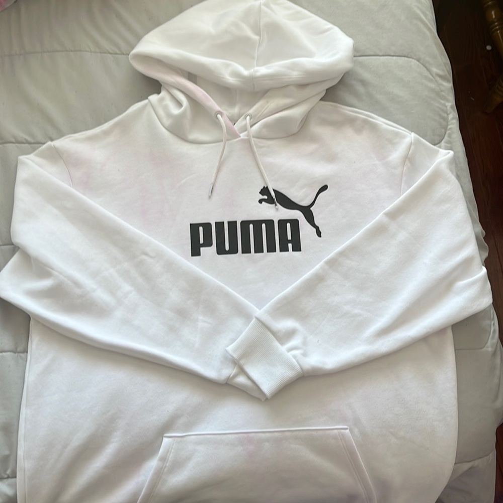 White Puma Hoodie